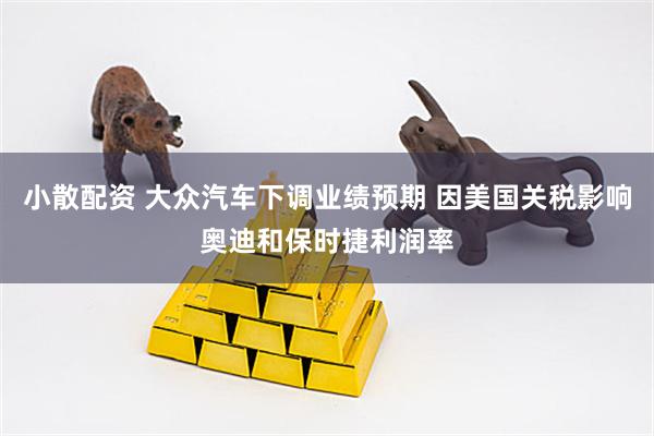 小散配资 大众汽车下调业绩预期 因美国关税影响奥迪和保时捷利润率
